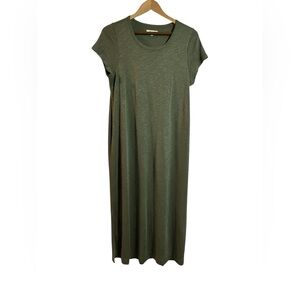 Madewell Olive Green Midi Dress